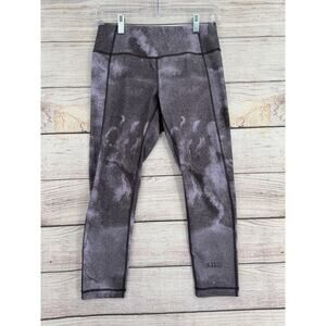 5.11‎ Tactical Dark Washed Cropped Leggings Women's Small Purple/Gray